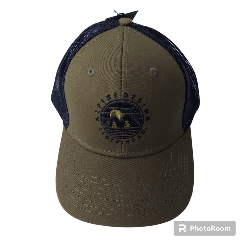 Man's One Size - Alpine Design Men's Circle Patch Trucker Hat BRAND NEW